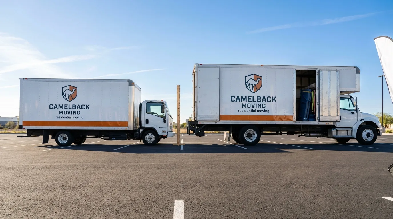 Moving truck size capacity guide in Glouster